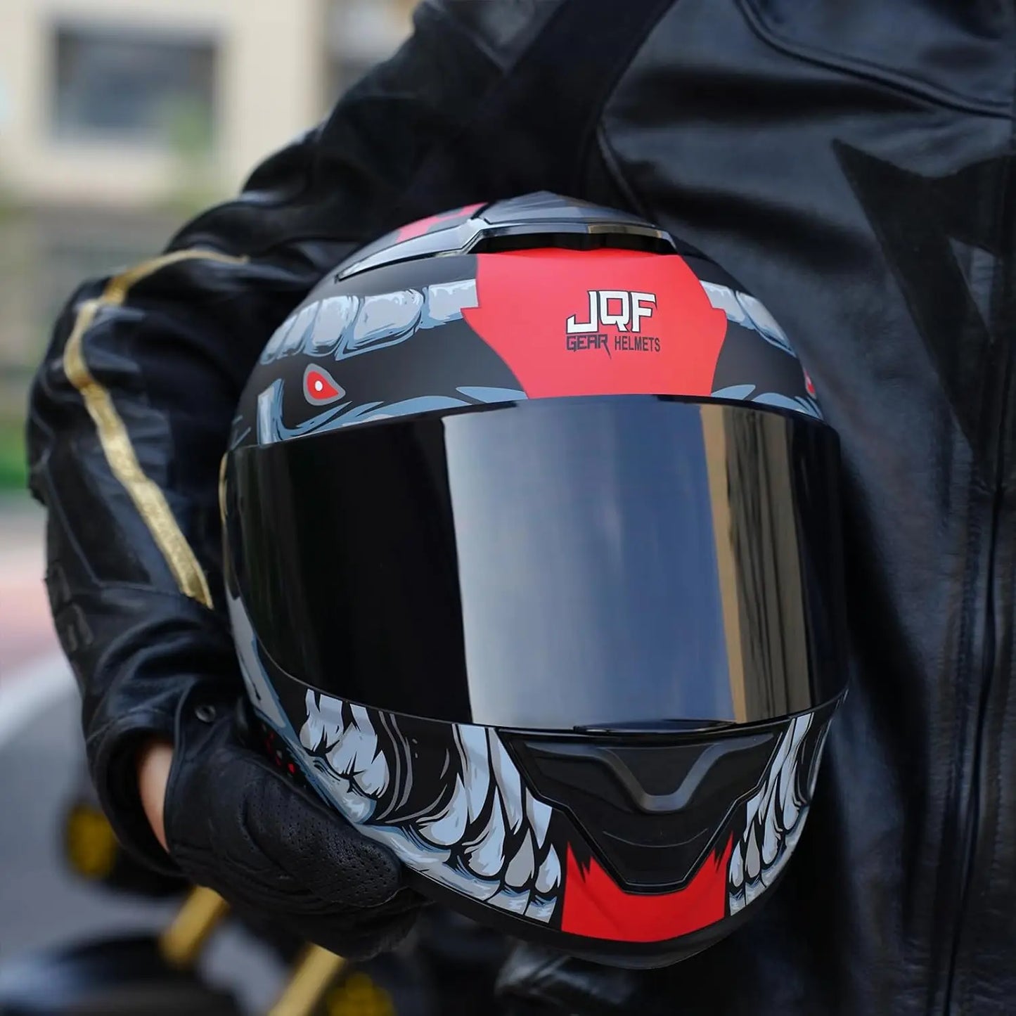 Motorcycle Helmets Full Face WS-611 Street Bike Motorbike Helmet for Adults Men Women DOT Approved