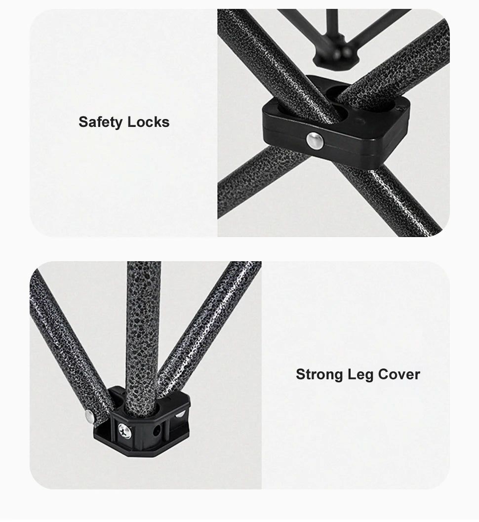 WESTTUNE Double Camping Chair Oversized Loveseat Outdoor Couch Heavy Duty Outdoor Folding Chair with Cup Holder Support 440 lbs