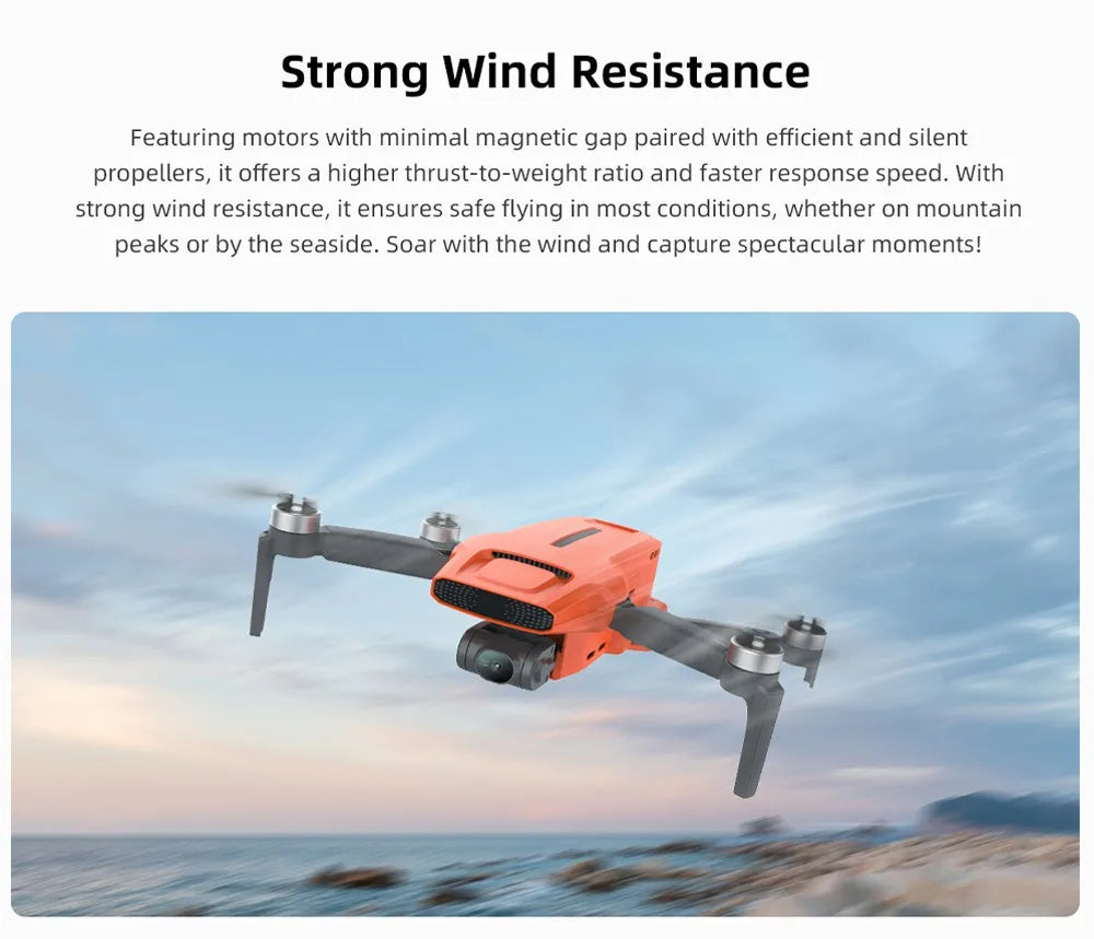 FIMI Mini 3 4K GPS drone with 3-Axis Gimbal 249g 4K/60FPS 48MP 9KM Transmission 64-Min Flight Time Super Night Video Auto Return