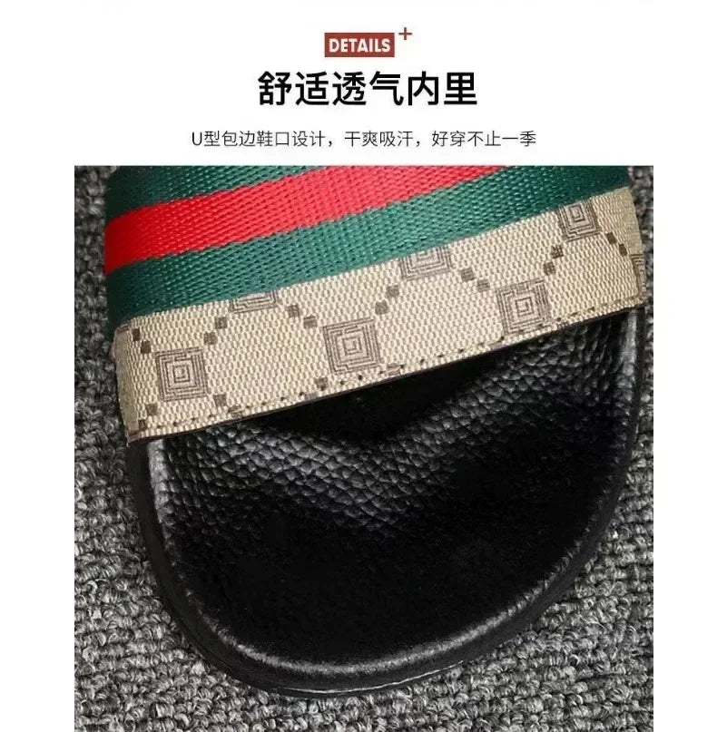 Designer Men Women Slippers Sandals with Correct Flower Box Dust Bag Shoes Snake Print Slide Summer Wide Flat Slipper SG5