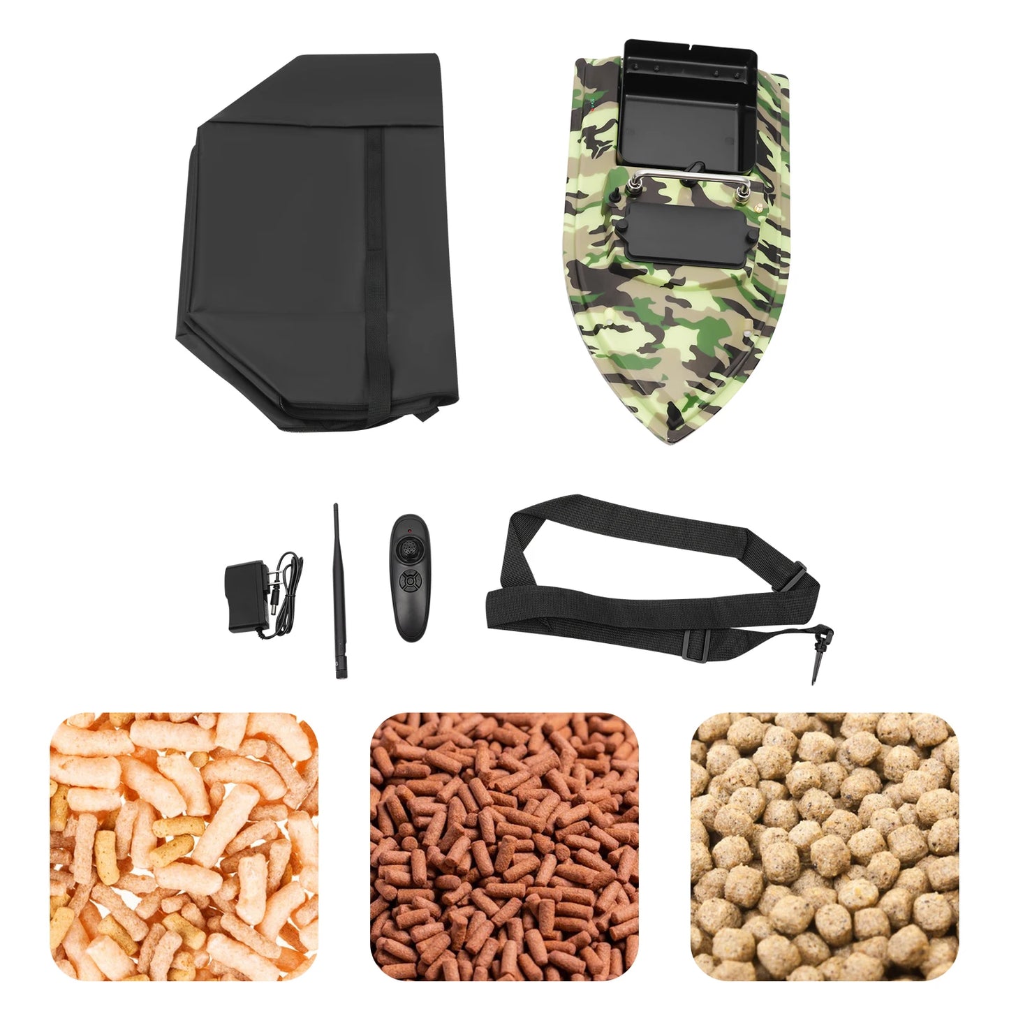 Fishing Bait Boat High Speed Fishing Bait Boat Remote Control Boat for Pool and Lake Bait Boats