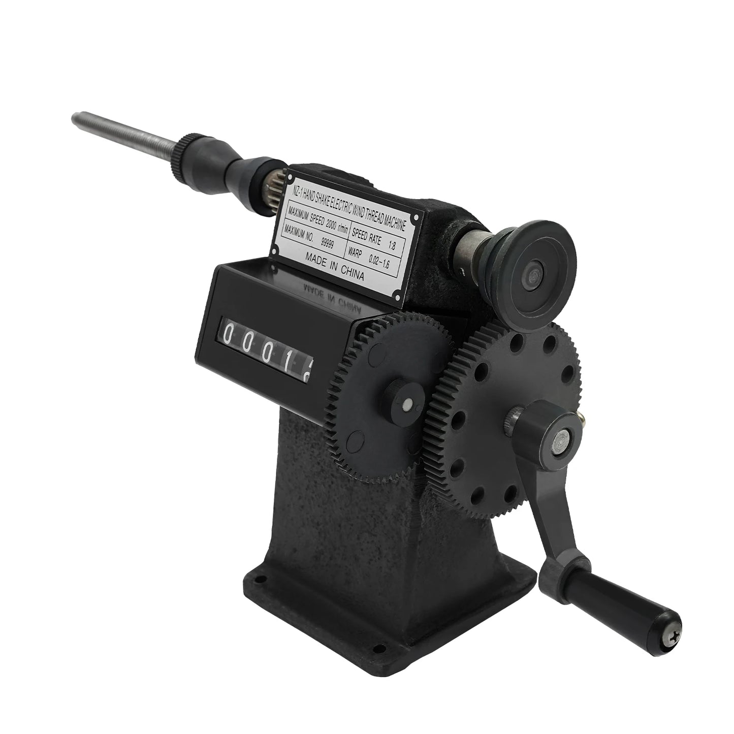 Manual Coil Winder with Counter 0-99999, High Quality Dual Purpose Hand Coil Winding Machine