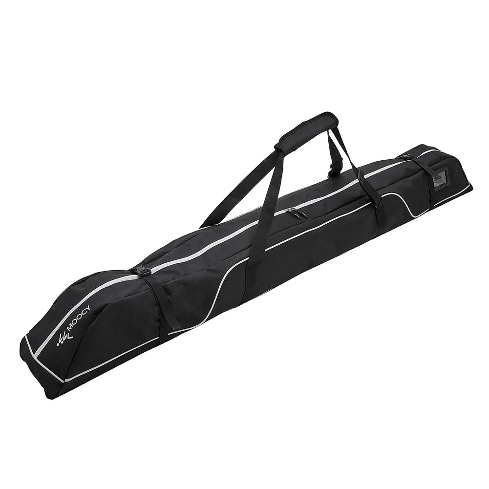172cm Ski Travel Bag Adjustable Ski and Snowboard Equipment Travel Bag  Handle Waterproof for Snowboard Goggles Gloves