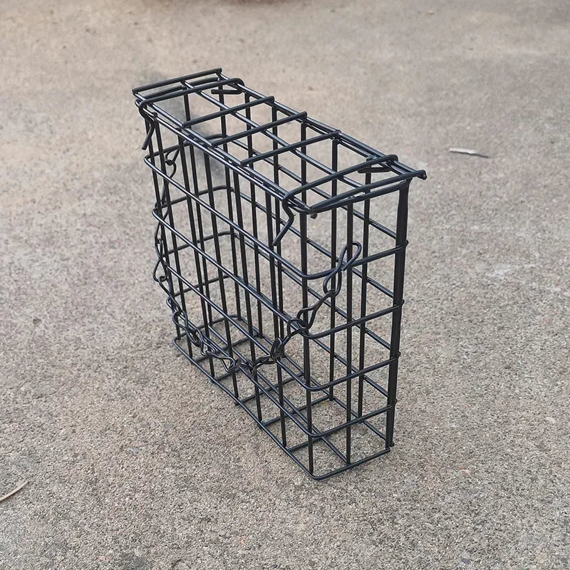 Suet Bird Feeder Cube Cage Food Container Outdoor Hanging Wild Birds Parrot Feeding Tree Portable Fruit and
