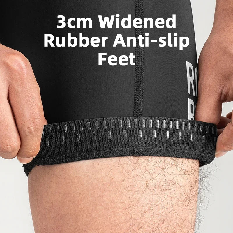ROCKBROS Men's Cycling Shorts 3D Gel Pad Cycling Underwear Anti-Slip Breathable Bike Bicycle Liner Shorts Men MTB Road Riding