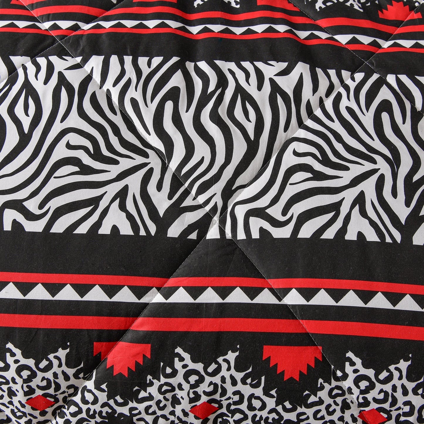 3 Pieces Comforter Set Bed In A Bag, Breathable Quilted Style Bedding Sets, Luxury Fluffy Soft Comforter For All Season