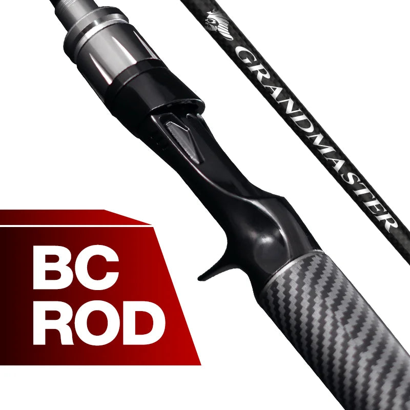 Seasir Grandmaster Spining & Casting Fihsing Rod Carbon Cloth 6kg Weight Smooth Ceramic Guide Ring Lure Weight 4-22G 1.8M-2.4M