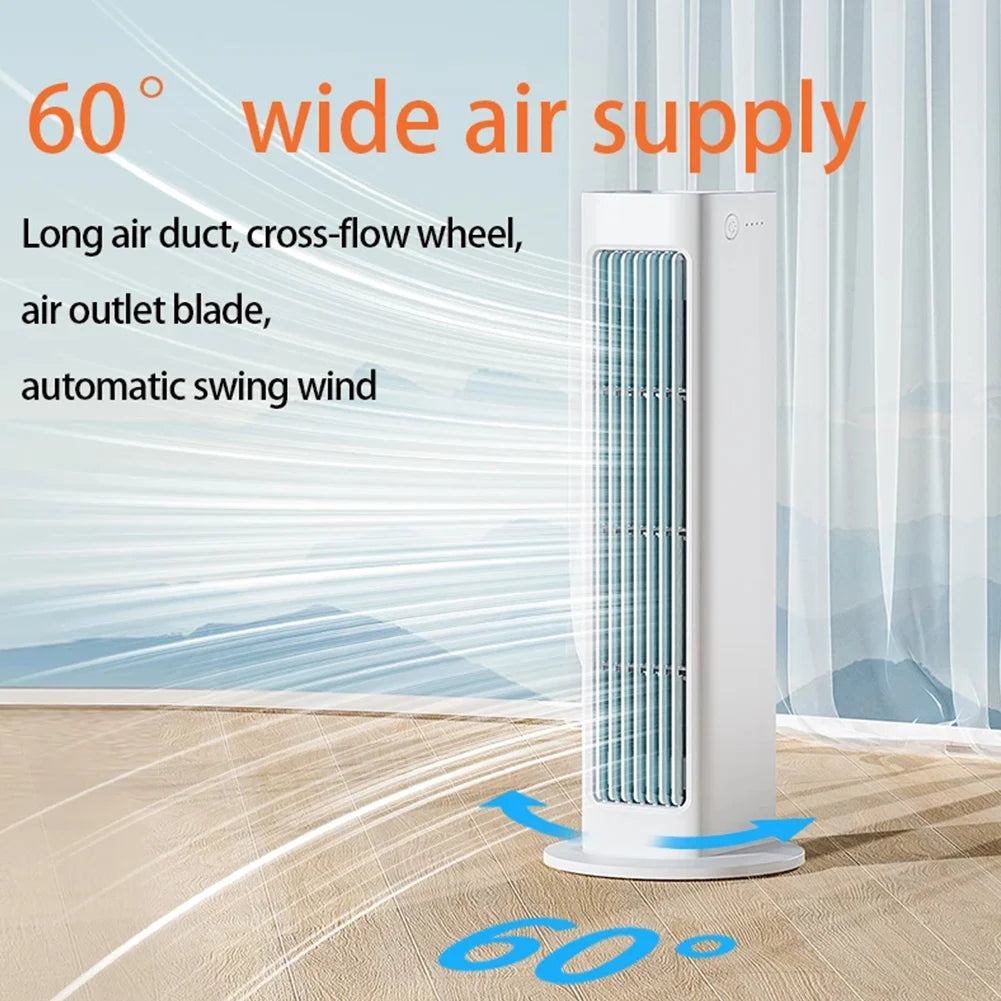 Leafless  Fan Remote Control Strong Wind Electric Fan LED Desktop Standing Fan for Bedroom Living Rooom Bathroom