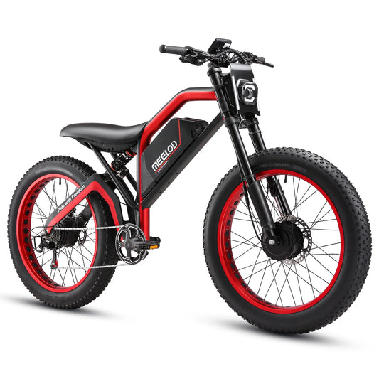 MEELOD XT600DL  adult E-bike 1000W*2 52V25Ah battery commute Electric Bike,26-inch Fat Tire E-Mountain bike