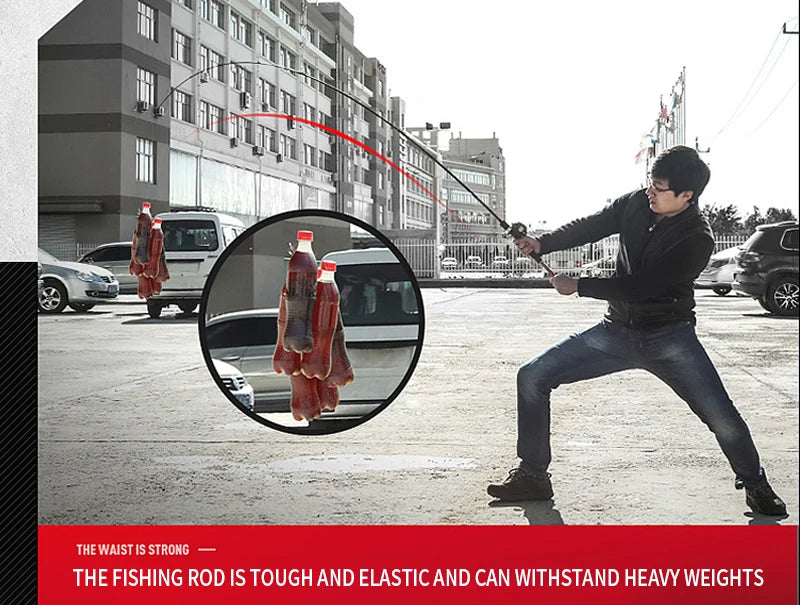 Seasir Grandmaster Spining & Casting Fihsing Rod Carbon Cloth 6kg Weight Smooth Ceramic Guide Ring Lure Weight 4-22G 1.8M-2.4M