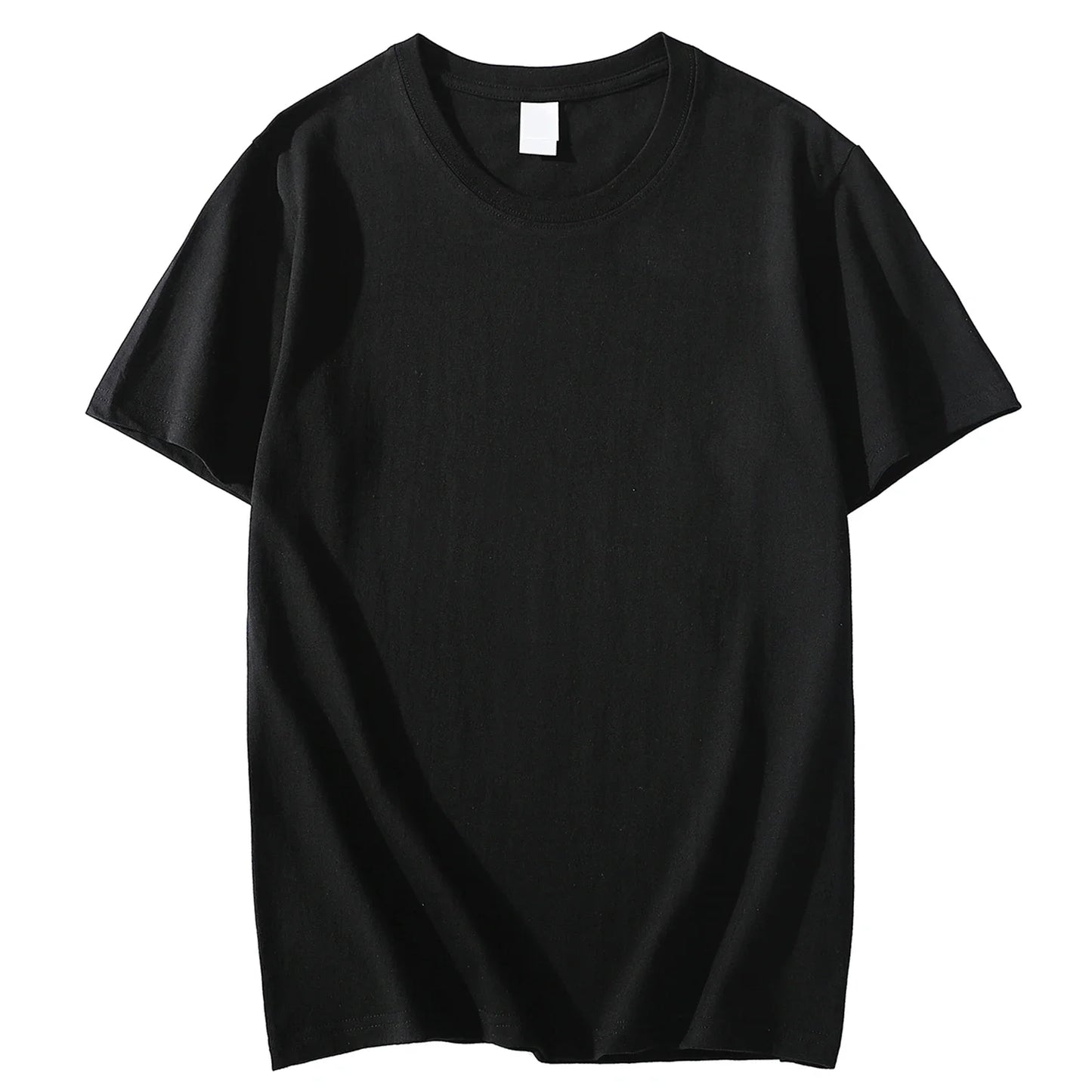 Solid Color T-shirt 8 Colors 2025 New Short Sleeve Men's/Women's Heavy Pound 220g Cotton White Crewneck Loose Top S-4XL