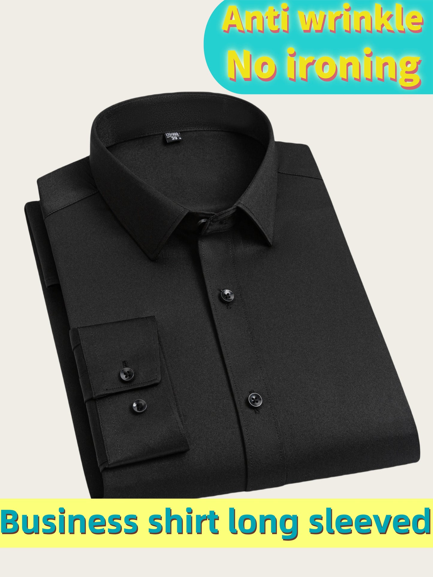 Men's Ultra-Stretch Shirt - High-Quality Silky Business Formal Long-Sleeve Shirt for Social and Casual Wear