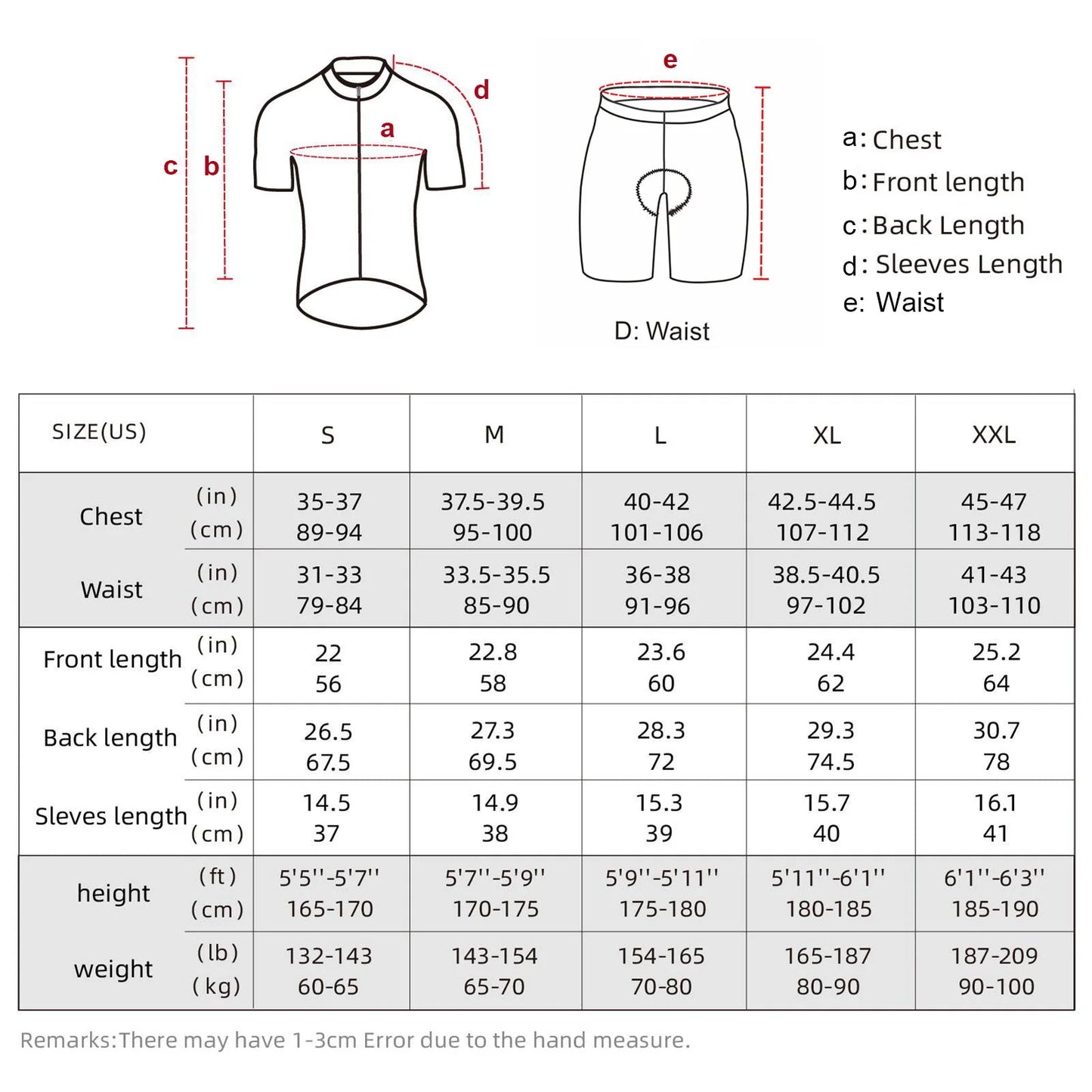 Men Breathable Quick Dry Comfortable Short Sleeve Jersey and Padded Shorts Cycle Clothing Set Riding Sportswear