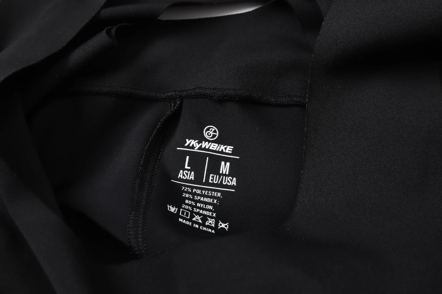 YKYWBIKE Men Cycling Bib Shorts Italy Padding 7Hour Riding 3D Bicycle Bibs Pants Breathable Hollow Back Seamless Road Bike Pants