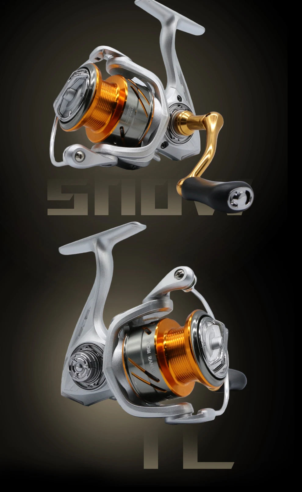 TC Spinning Fishing Reels Metal Spool Interchangeable Freshwater Saltwater Trout Carp Spinning Reel