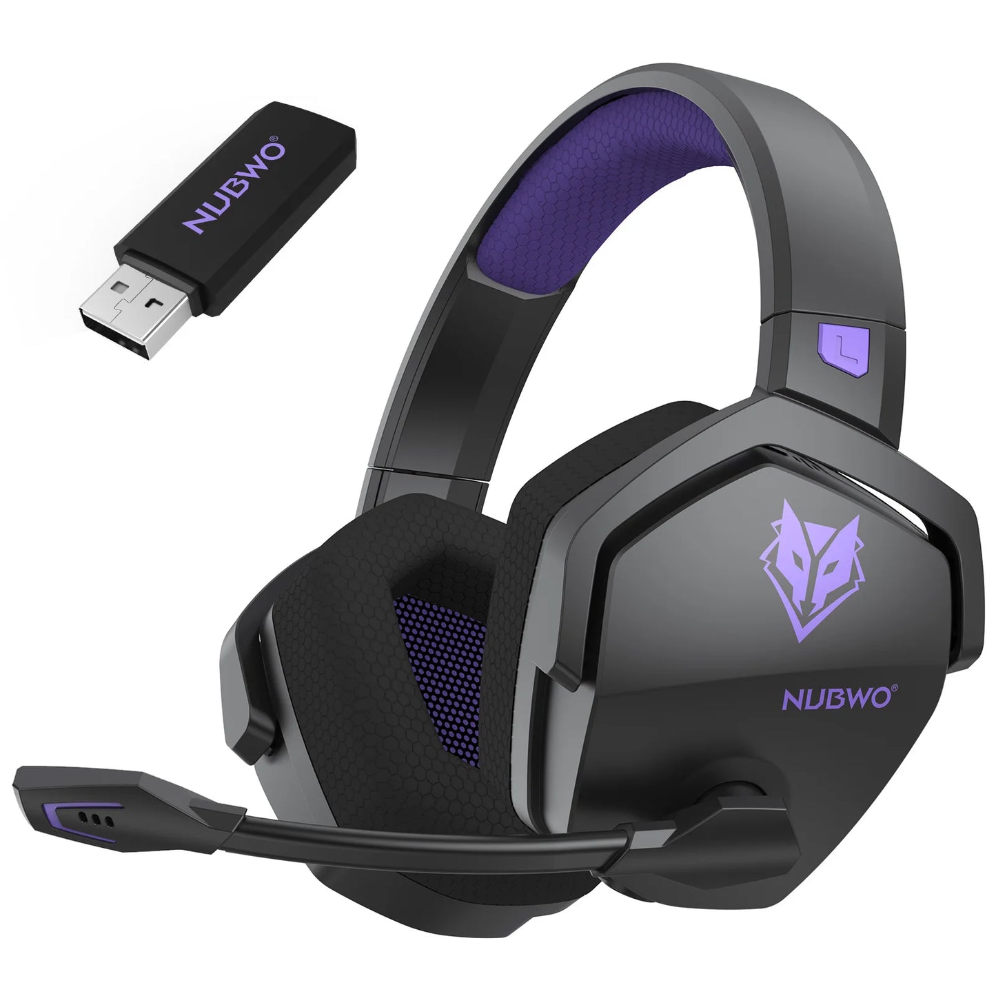 NUBWO G06 2.4G Dual Wireless Gaming Headset 5ms Low Latency