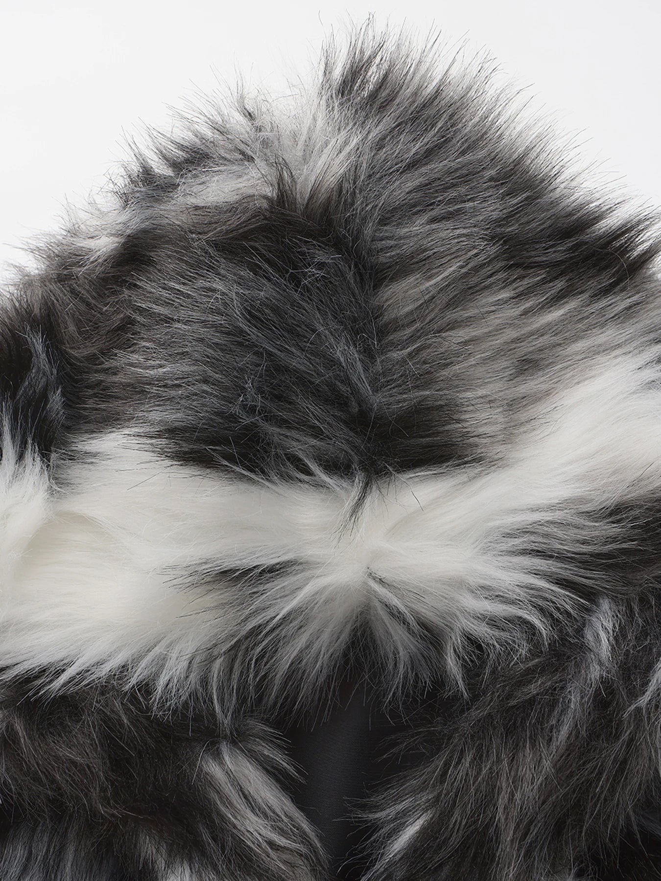 Men`s Luxury Faux Fur Hoodie Vest Long Coat Sleeveless Jacket Winter Fluffy Warm Outwear Plush Overcoat with Pockets With Hood