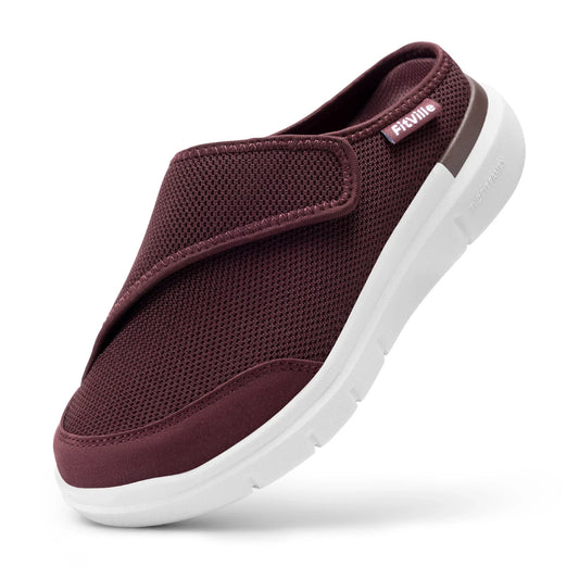 Orthopedic Slippers for Women Wide Fleece Lined Clogs with Arch Support Recovery Pedic Shoes Comfortable Slip-On Footwear