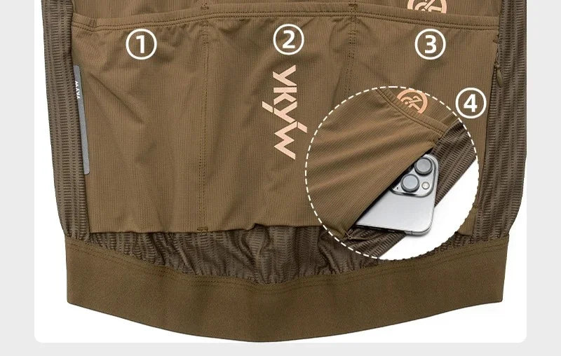 YKYWBIKE 2025 Cycling Jersey Men Summer Professional Bicycle Shirt Short Sleeve Breathable Road Bike Maillot Cycling Clothing