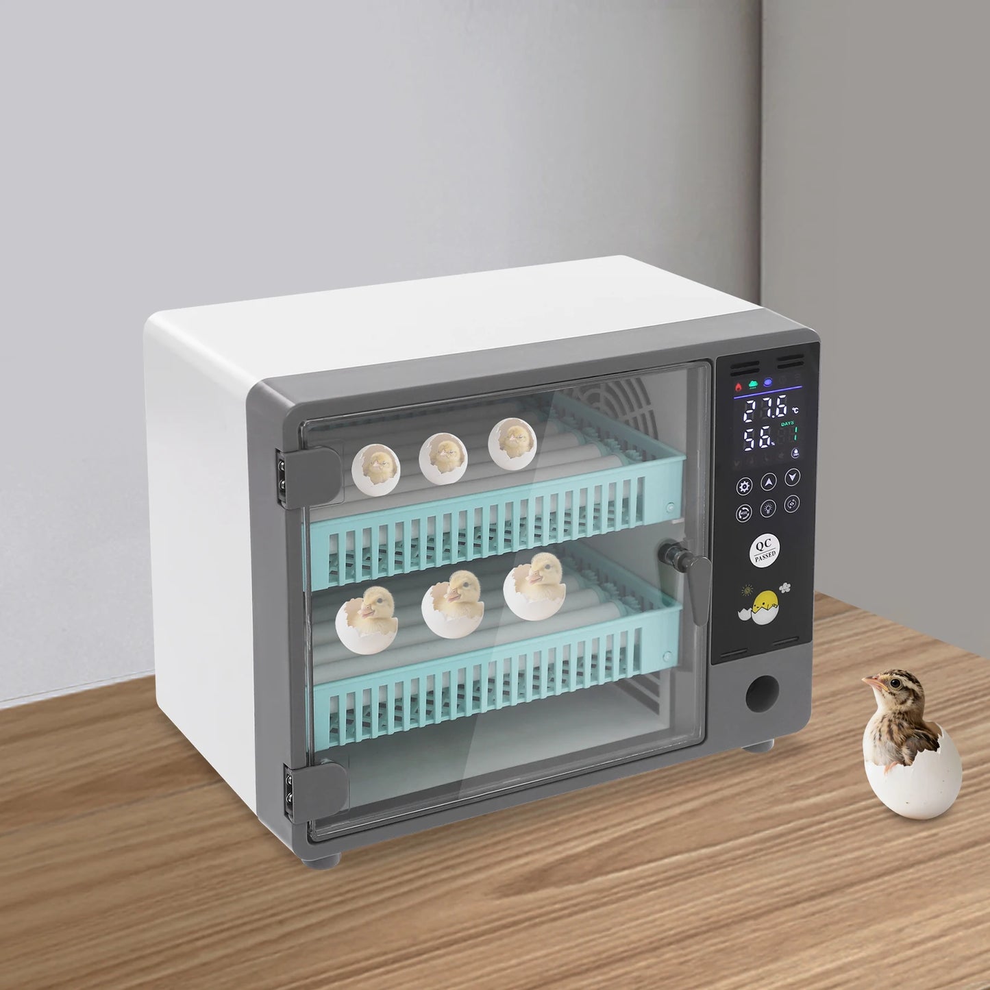 24 Egg Incubator for Chicken Duck Goose Automatic Turner Humidifier US Plug