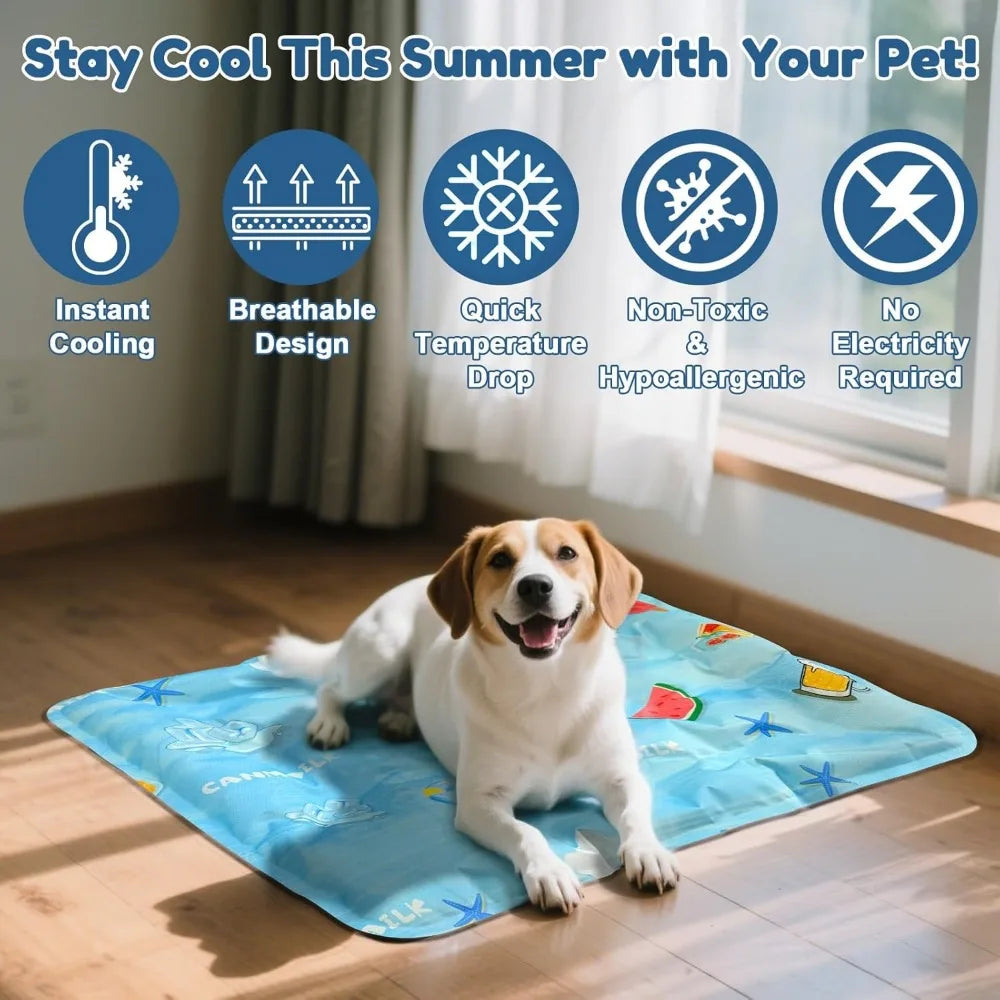 Pet Cooling Mat for Dogs and Cats(15.75"x19.69")