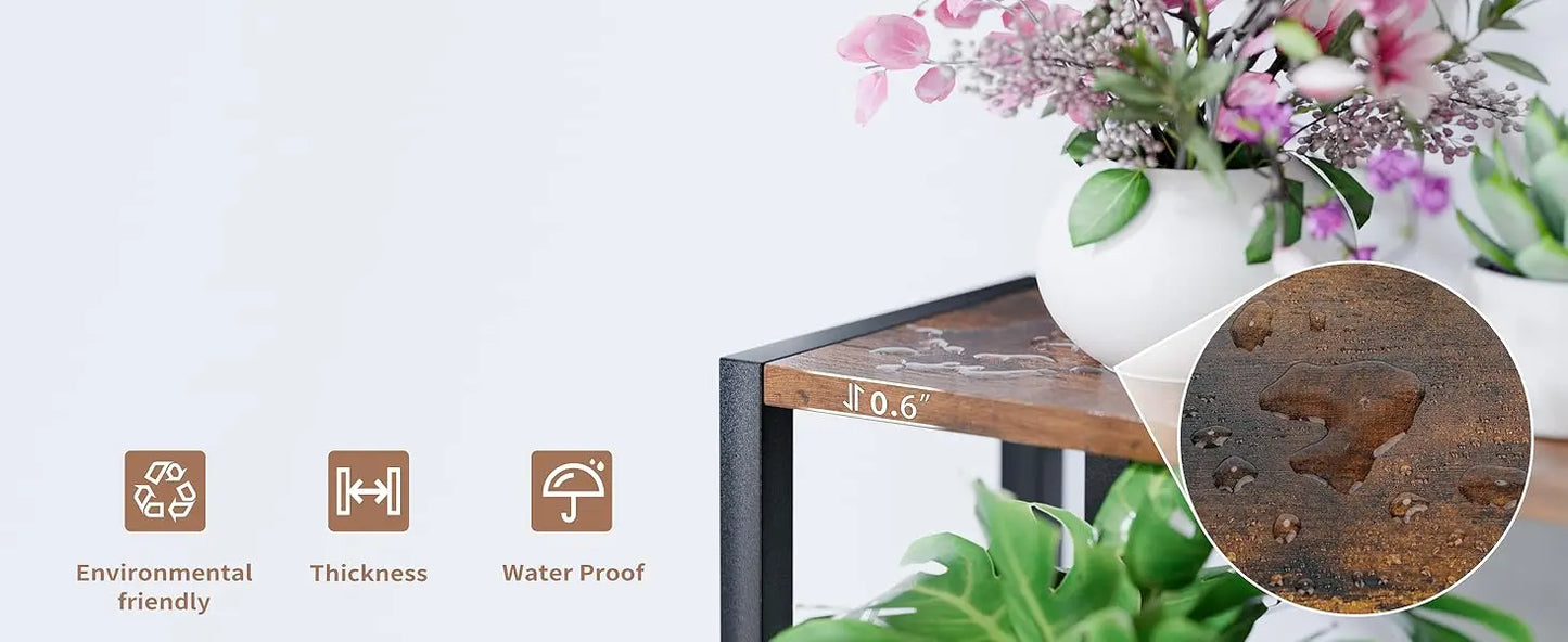 Large Plant Stand Indoor with Grow Light , 5 Tiers 12 Pots Holder, 72" Tall Metal Plant Shelf, Heavy-Duty Rectangle Display Rack