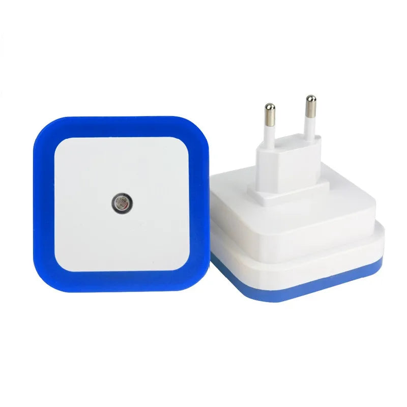 Wireless Sensor LED Night Light EU US Plug Mini Square Night Lights For Baby Children Living Room Bedroom Corridor Lighting Lamp