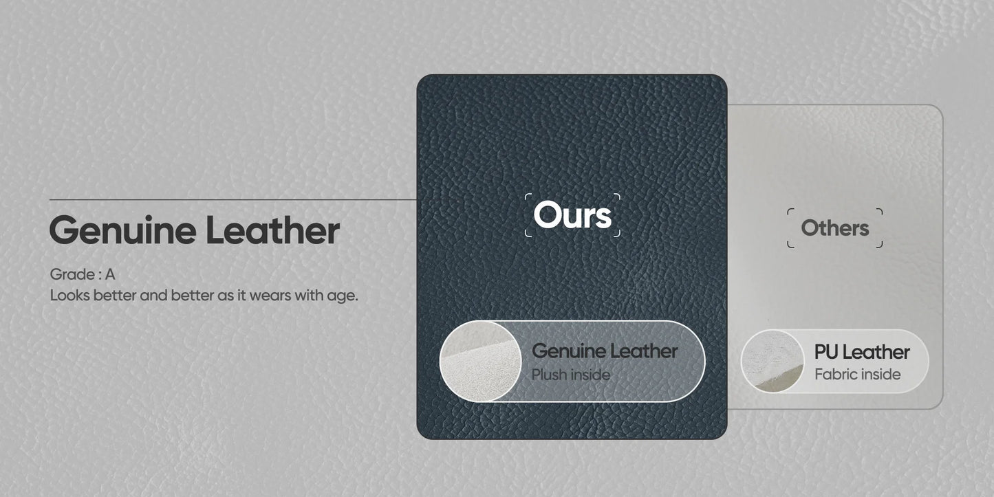 Office Guest Chair Genuine Leather Executive Chair Reception Chairs with Wheels Adjustable Swivel Rolling Office Chairs