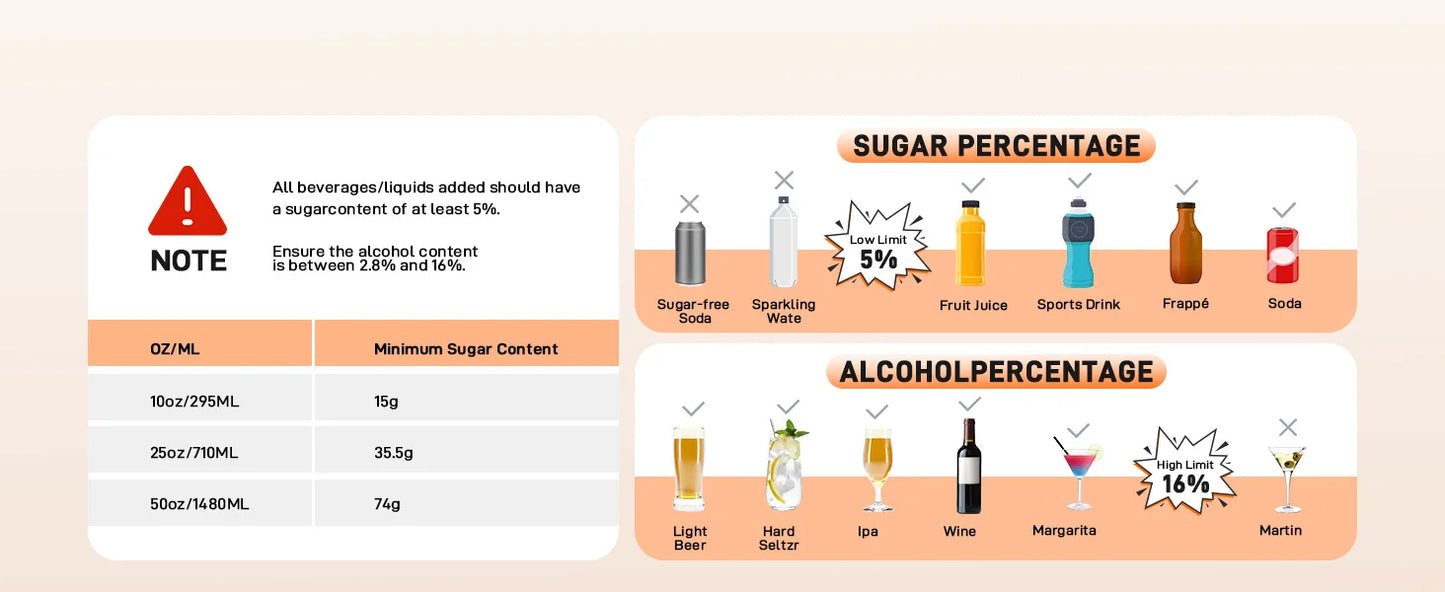 7 in 1 Professional Home Slushie Machine No Ice Needed Rapid Chill Technology Frozen Drink & Slushie Machine Automatic cleaning