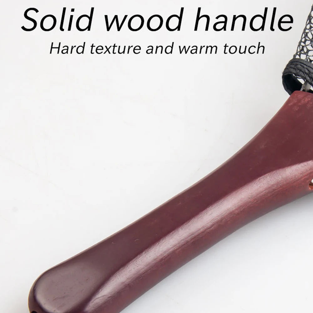 Folding Fishing Landing Net Wooden Handle Fly Fishing Net Catch and Release Net for Trout Bass Pike Fishing Tools