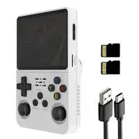 R36s Handheld Retro Game Console, 1 Count Rechargeable Portable Pocket Game Console with 3.5-inch IPS Screen, Linux System Game