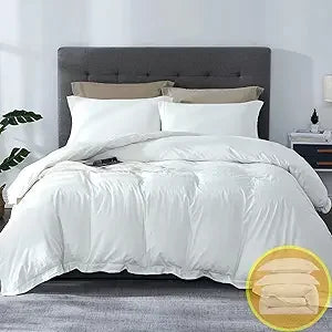 Luxury Extra Large 120x120cm Super King Plus Duvet Cover Set - 3 Piece Bedding Ensemble, Premium 100% Egyptian Cotton, 600 Threa