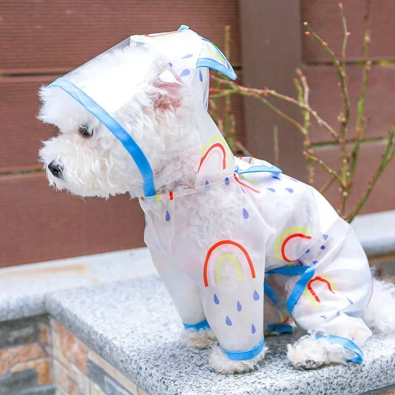 Dog Raincoat Waterproof Pet Clothes Accessories Dogs Apparel Apparels Small Clothing Pieces Hooded For Supplies Products