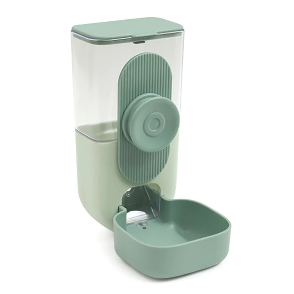 27oz Automatic Pet Bowl Cage Hanging Feeder Pet Water Bottle Food Container Dispenser Bowl For Puppy Cat Rabbit Pet Feeding Tool