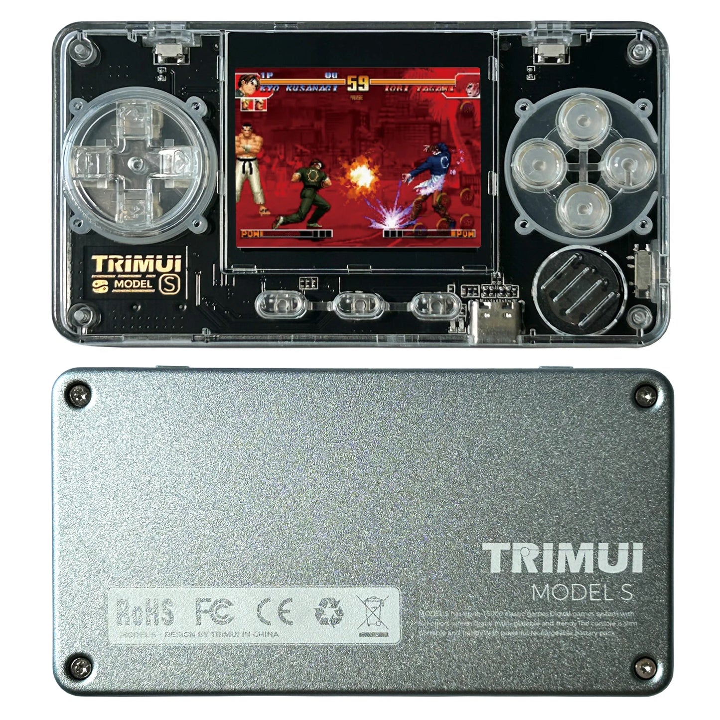 TRIMUI Model S Handheld Game Console 2.0 Inch IPS Screen Mini Portable Player 15000plus Classical Games Retro Game Console