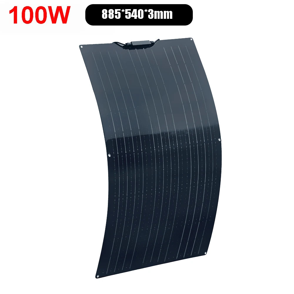 360w 300w 240w 200w 120w Flexible Solar Panel Kit 12v Battery Charger Monocrystalline for Home Boat RV EU USA Ship