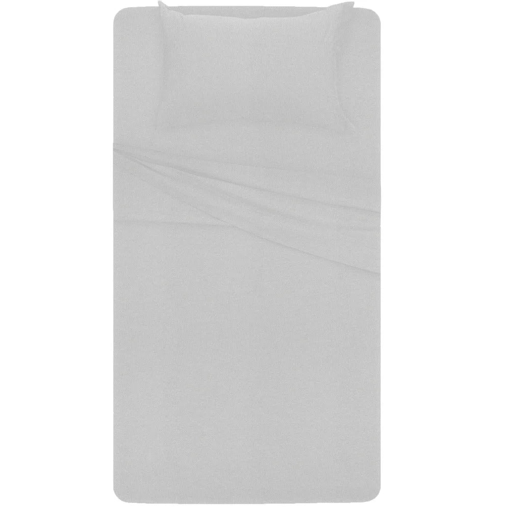 Soft Jersey Knit Cotton Sheet Set Twin Modal Combed Cotton Breathable Cozy Bed Sheets Kids Dorms Apartments Easy Care
