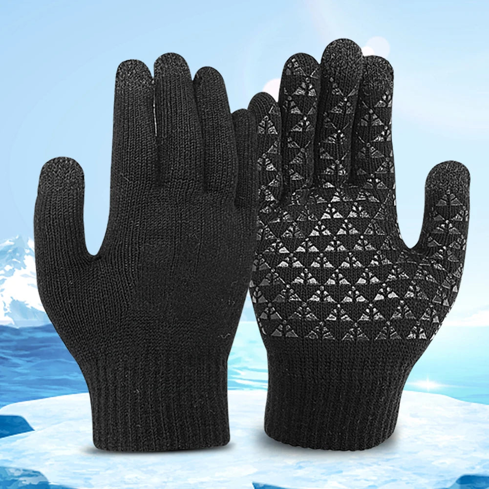 Winter Electric Heated Touch Screen Gloves for Outdoor Activities Skiing Riding Camping and Mountaineering