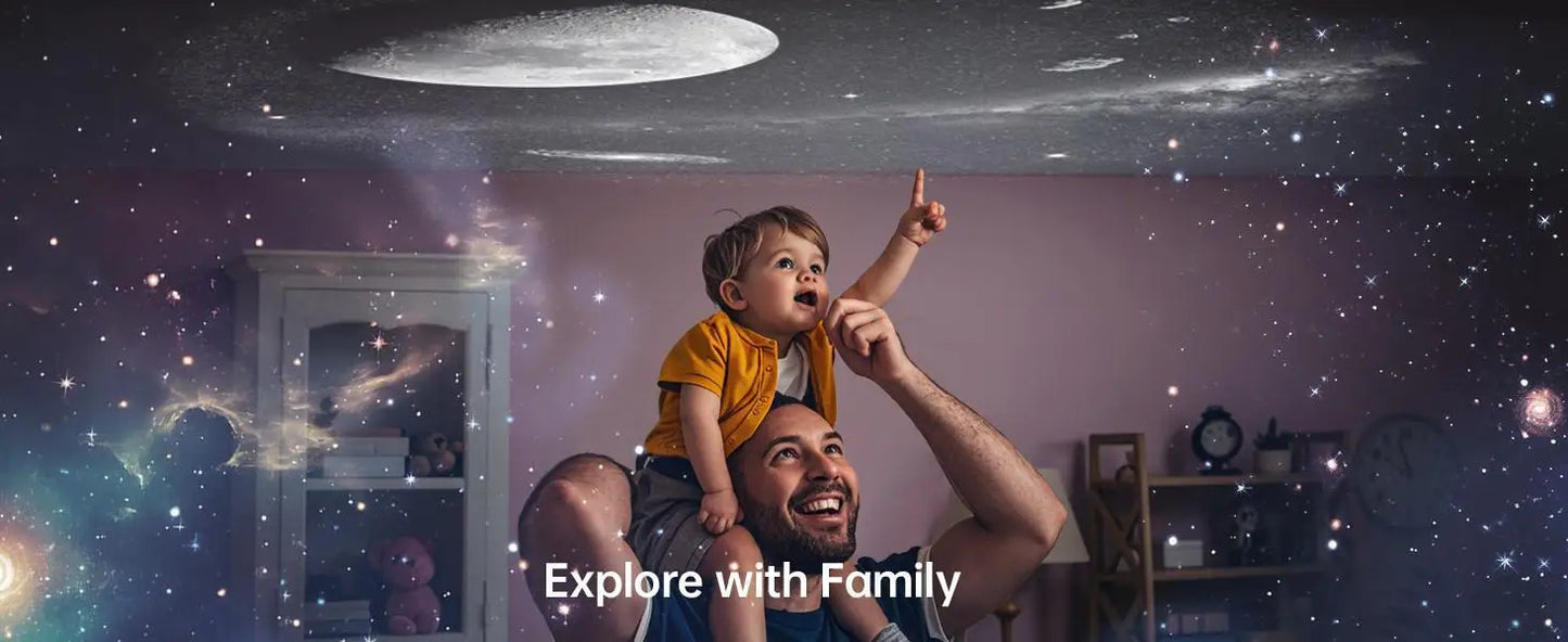 Night Light Galaxy Projector Starry Sky Projector 360° Rotate Planetarium Lamp For Kids Bedroom Valentines Day Gift Wedding Deco