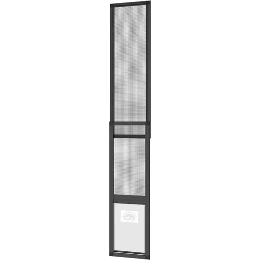 V2 Patio Pet Door Screen Insert Panel for Sliding Doors Fits Door Track Min Height 62.99 to Max Height 84.25 UV Resistant Mesh