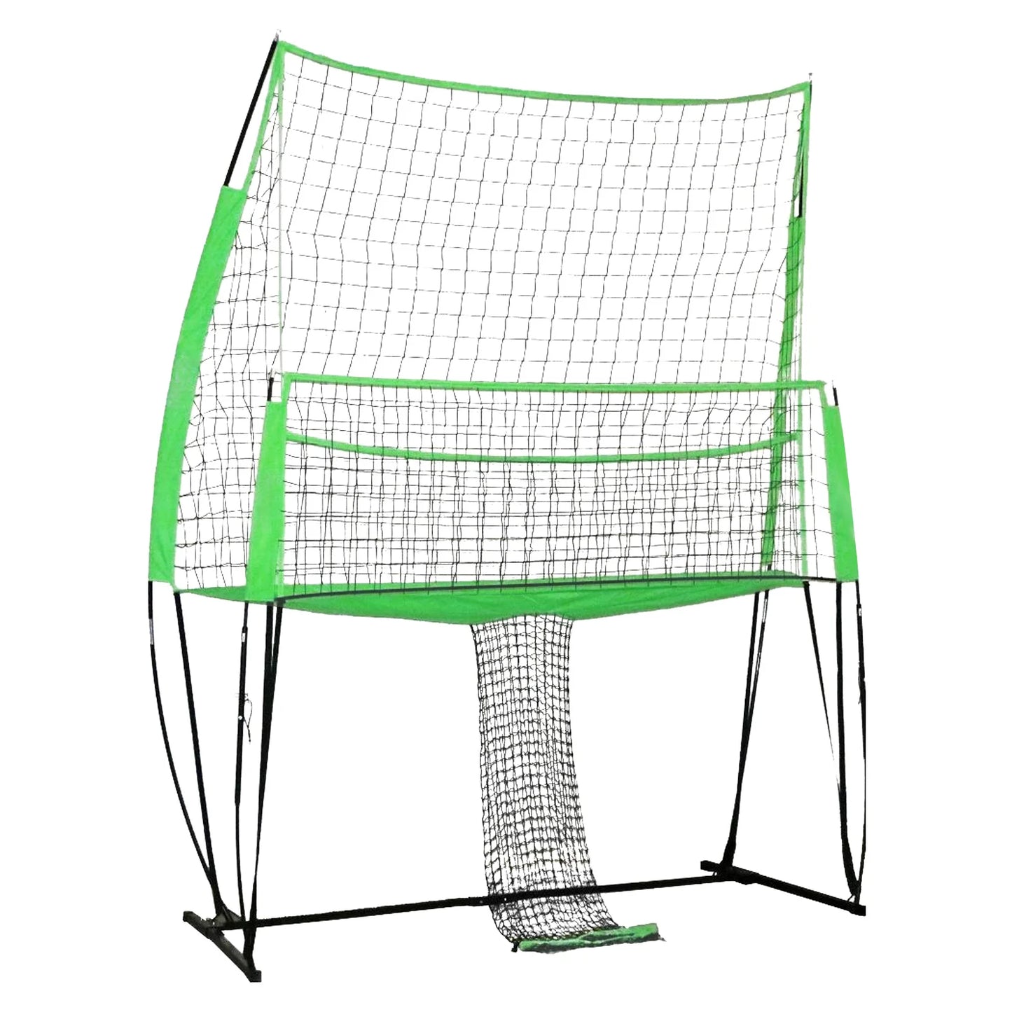 Volleyball Practice Net Station 8*11 FT Adjustable Net Perfect for Indoor and Outdoor Training