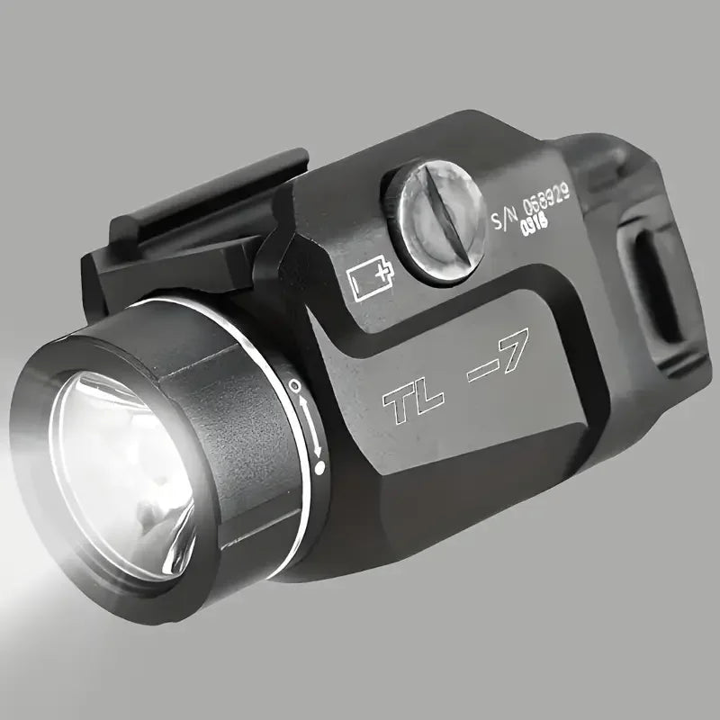 TLR7 Flashlight TR-7 X 500-Lumen Compact Tactical Weapon Light, Includes High, Low Paddle Switches and Key Kit, Black