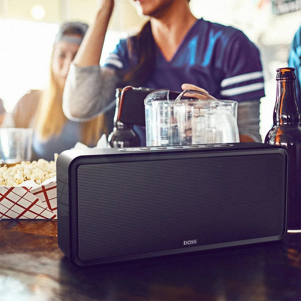 DOSS Home Bluetooth Speaker Powerful 32W Stereo Sound Bold Bass Subwoofer Music Sound Box TWS Wireless Pairing Portable Speakers