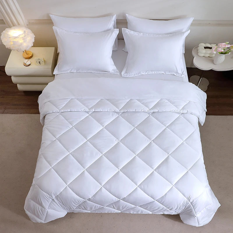 Bedding Set Reversible Solid Comforter All Seasons Double Brushed Microfiber 7 Piece Queen Cover Combo 5 Piece Twin Duvet