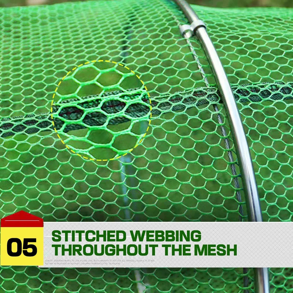 Folding Fishing Net 1.7m 2m 2.5m 3m Shrimp Fish Trap Carp Large Creel Feeder Crab Catchers Surfcasting Accessories Cast Network