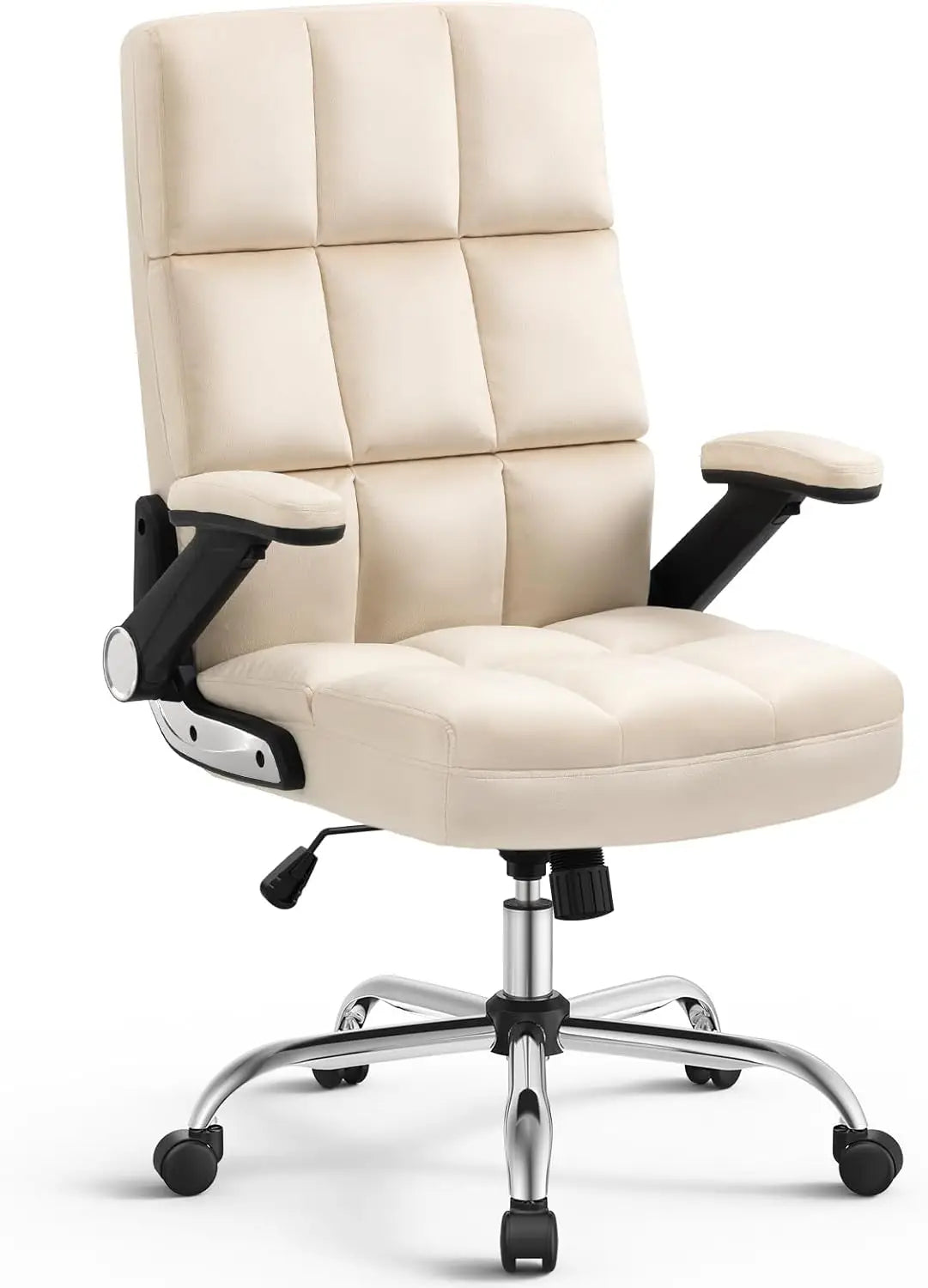 Home Office Chair Ergonomic Desk Executive Chair Computer Task Chair, Rolling Swivel Chair with Arms,