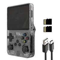 R36s Handheld Retro Game Console, 1 Count Rechargeable Portable Pocket Game Console with 3.5-inch IPS Screen, Linux System Game