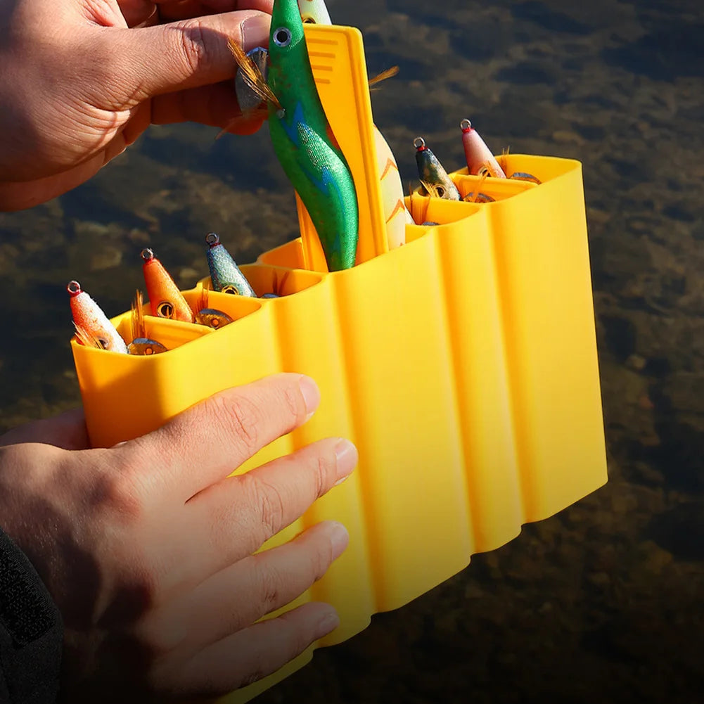 24 Grids Webfoot Octopus Egi Storage Organizer Box Minnow Squid Jig Hard Bait Container Fishing Storage Box