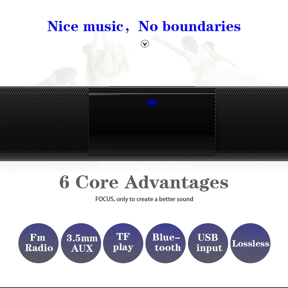 Home Theater Sound System Bluetooth Speaker Computer Speakers  TV Soundbar Box Subwoofer Radio Music Center Boom Box Colum