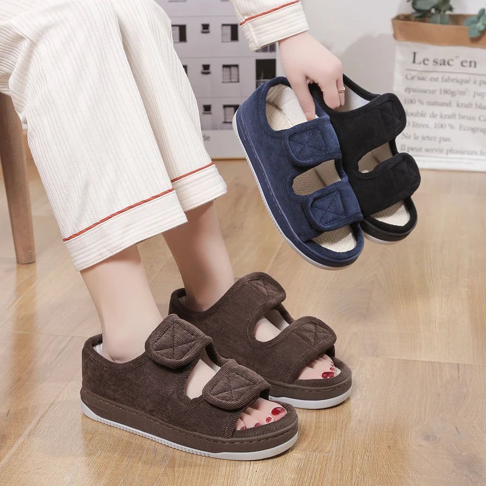 Diabetic Sandals Open Toe Diabetic Shoes Adjustable Walking Sandals Breathable Orthopedic Footwear for Women and Men